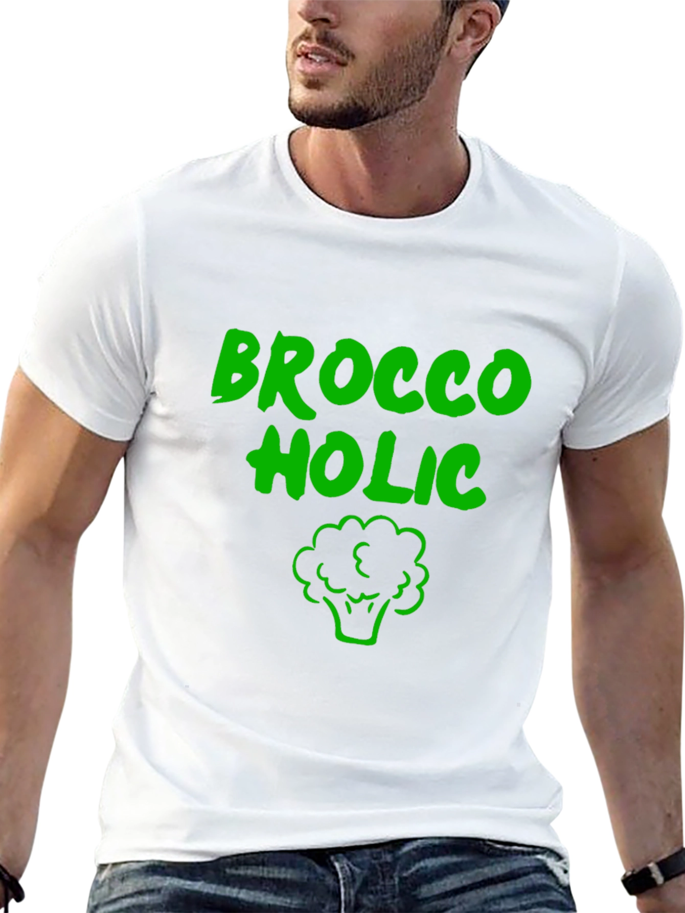 Broccoholic T-Shirt - Funny Broccoli Lover Tee