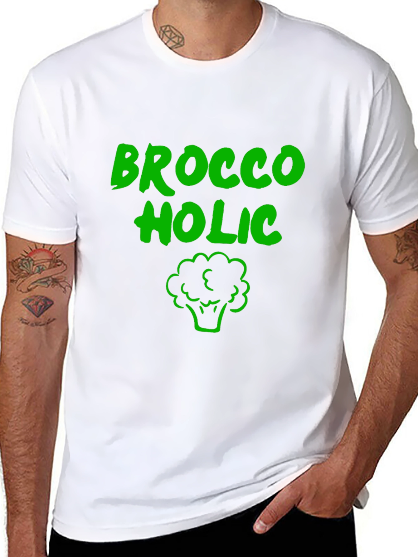 Broccoholic T-Shirt - Funny Broccoli Lover Tee