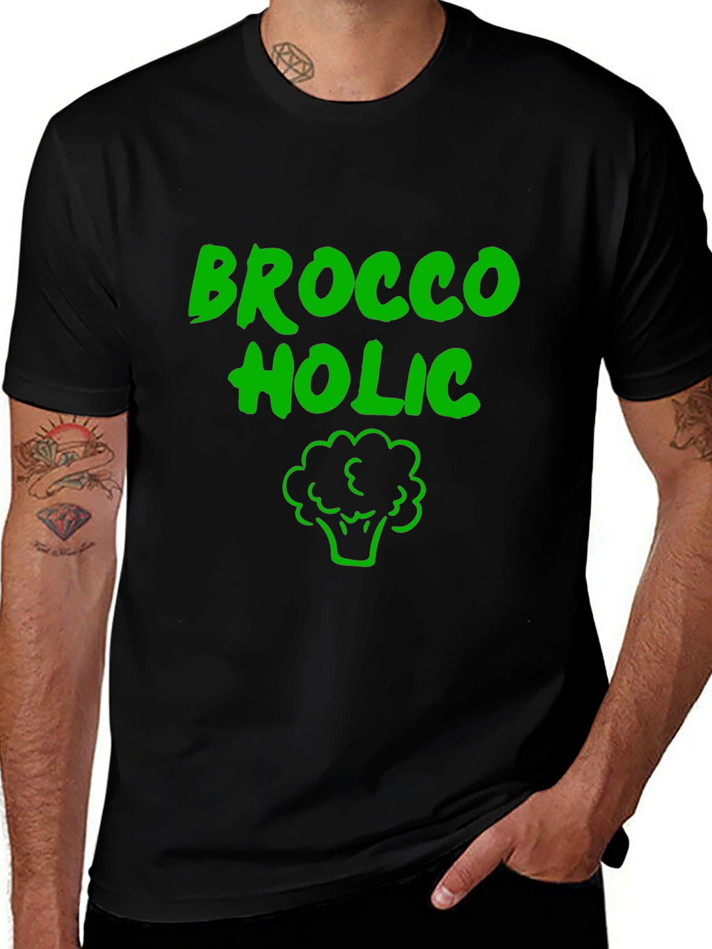 Broccoholic T-Shirt - Funny Broccoli Lover Tee