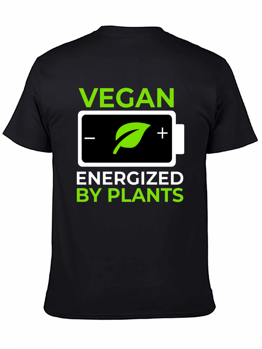 Vegan Energized By Plants Graphic T-Shirt