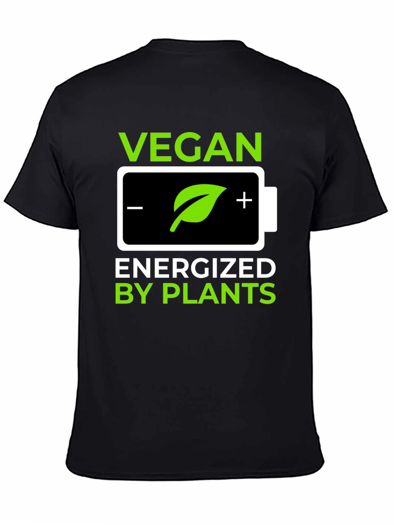 Vegan Energized By Plants Graphic T-Shirt