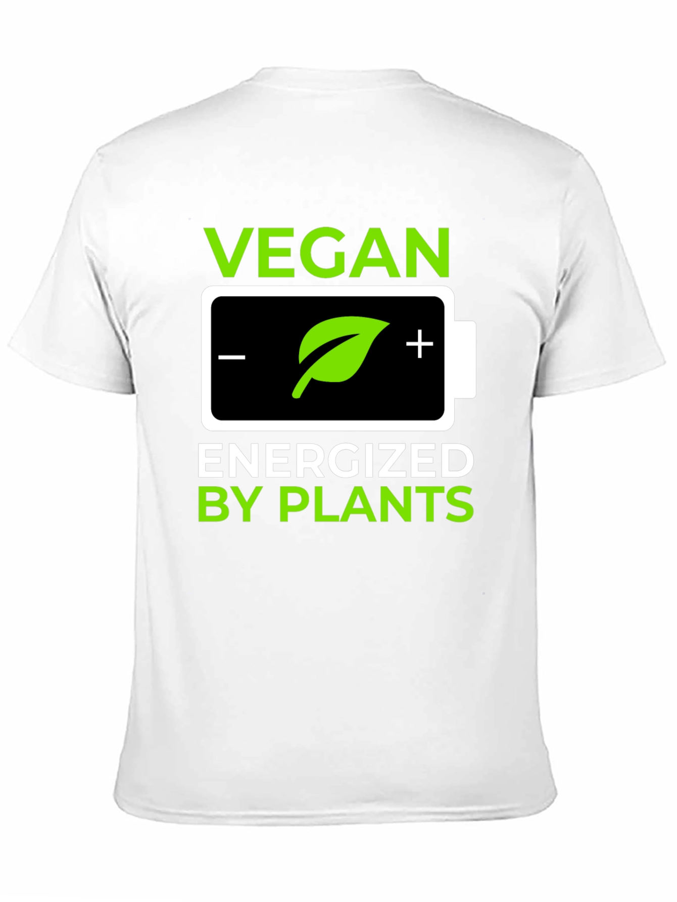 Vegan Energized By Plants Graphic T-Shirt