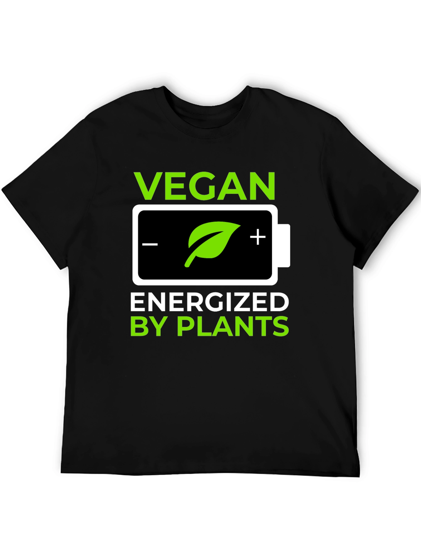 Vegan Energized By Plants Graphic T-Shirt