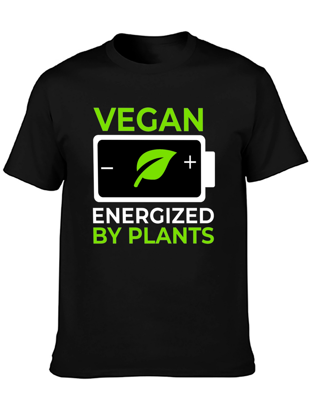 Vegan Energized By Plants Graphic T-Shirt