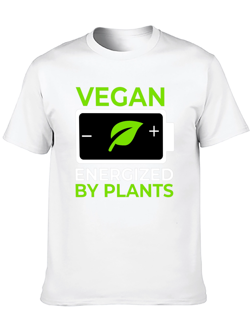 Vegan Energized By Plants Graphic T-Shirt