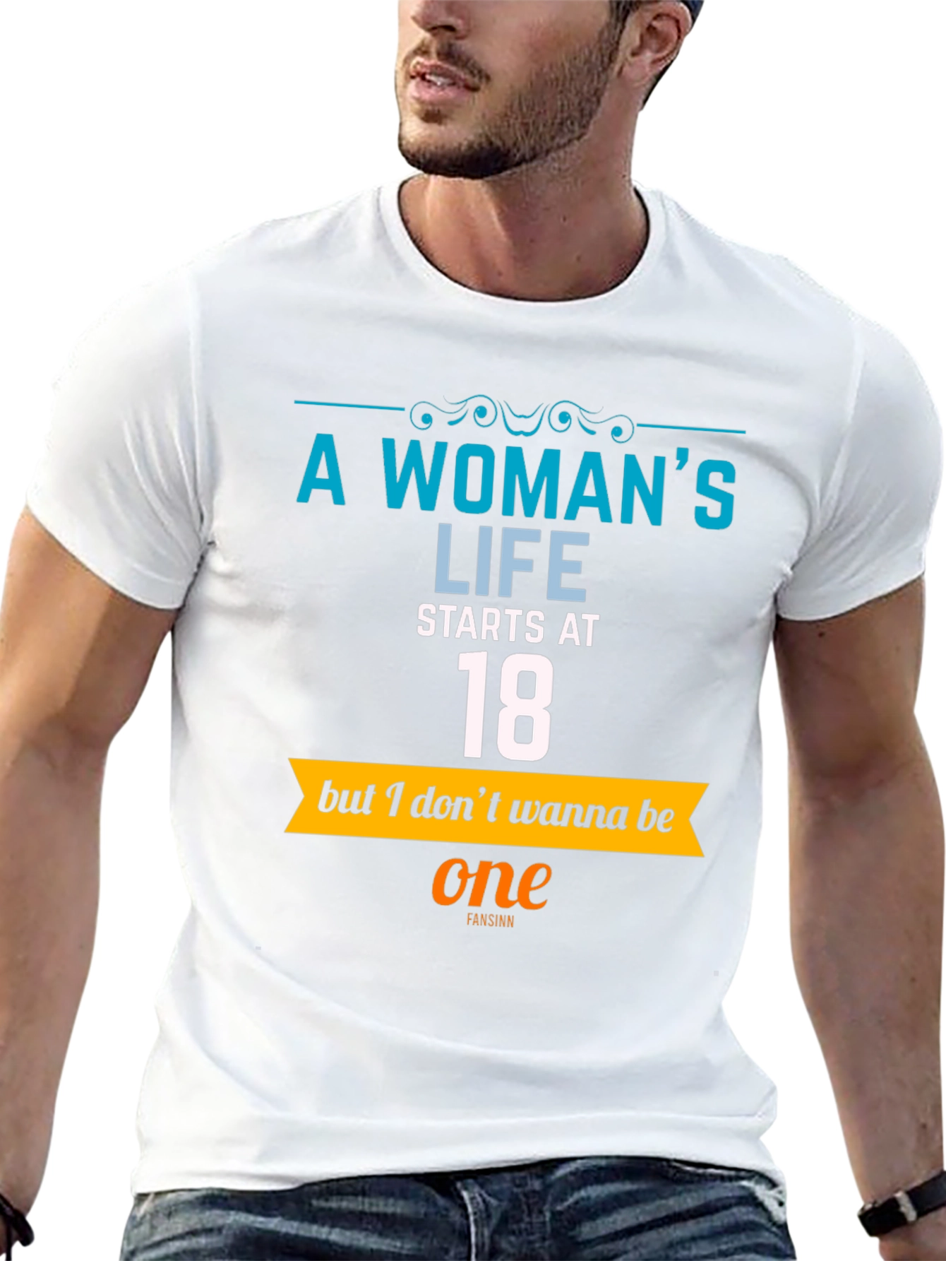 A Womans Life Starts at 18 T-Shirt