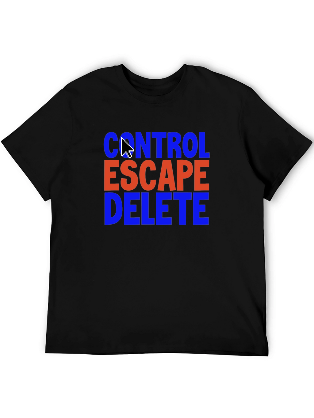 Control Escape Delete T-Shirt - Gamer Programmer Gift