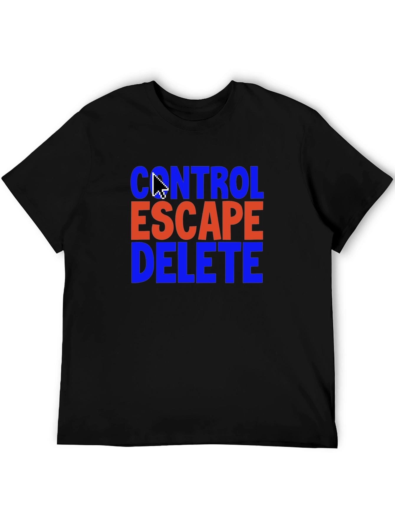 Control Escape Delete T-Shirt - Gamer Programmer Gift