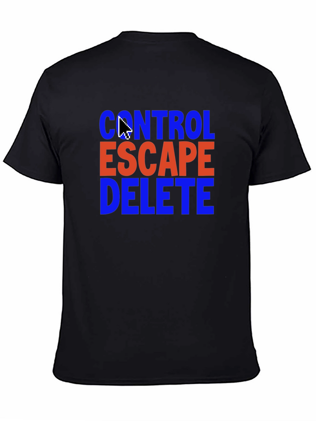 Control Escape Delete T-Shirt - Gamer Programmer Gift