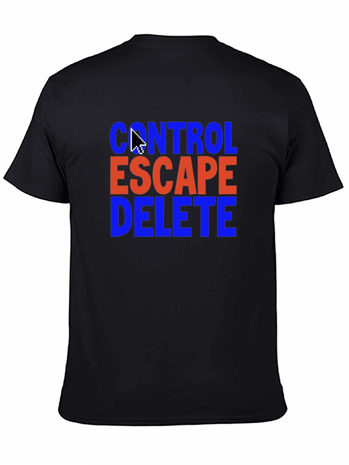 Control Escape Delete T-Shirt - Gamer Programmer Gift