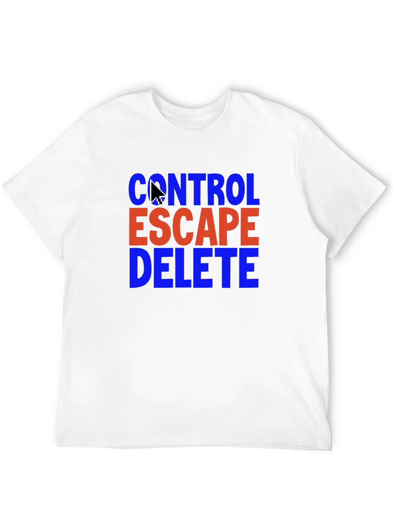 Control Escape Delete T-Shirt - Gamer Programmer Gift