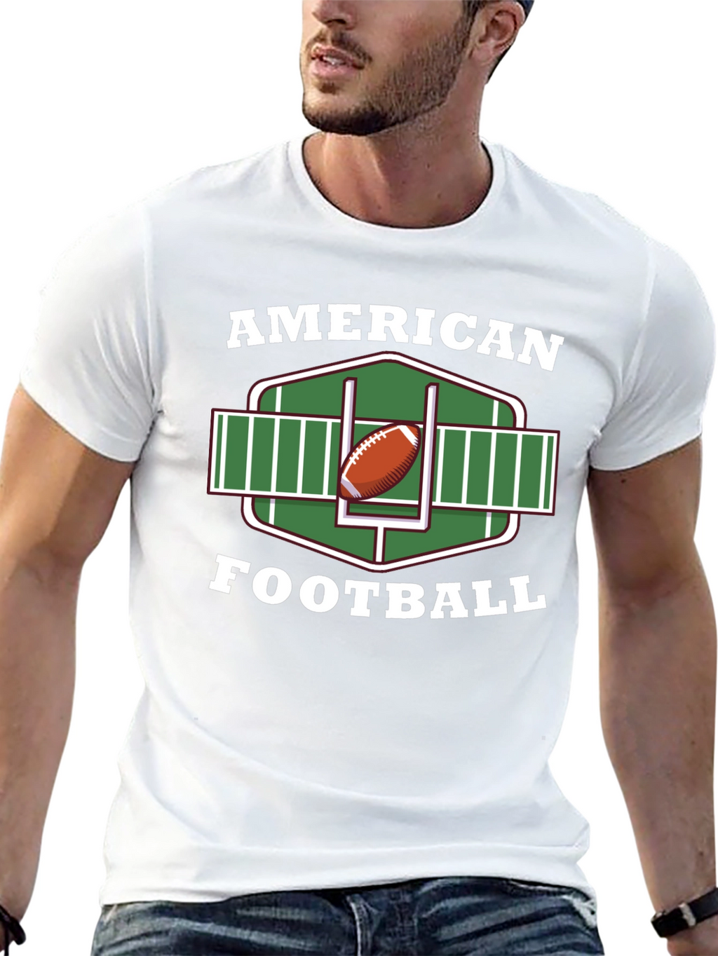 American Football Graphic Tee - Game Day Shirt