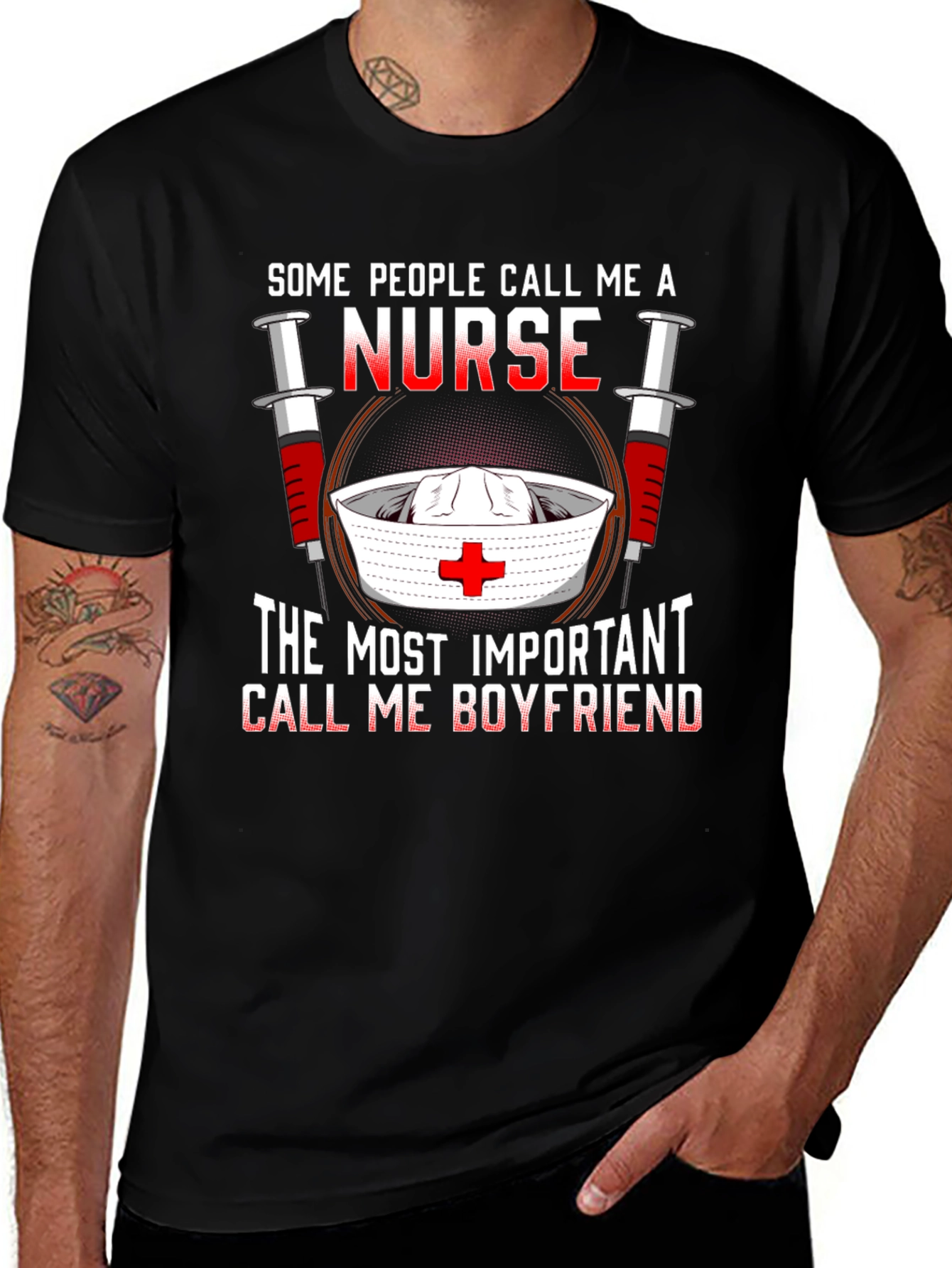 Nurse Boyfriend T-Shirt - Medical Humor