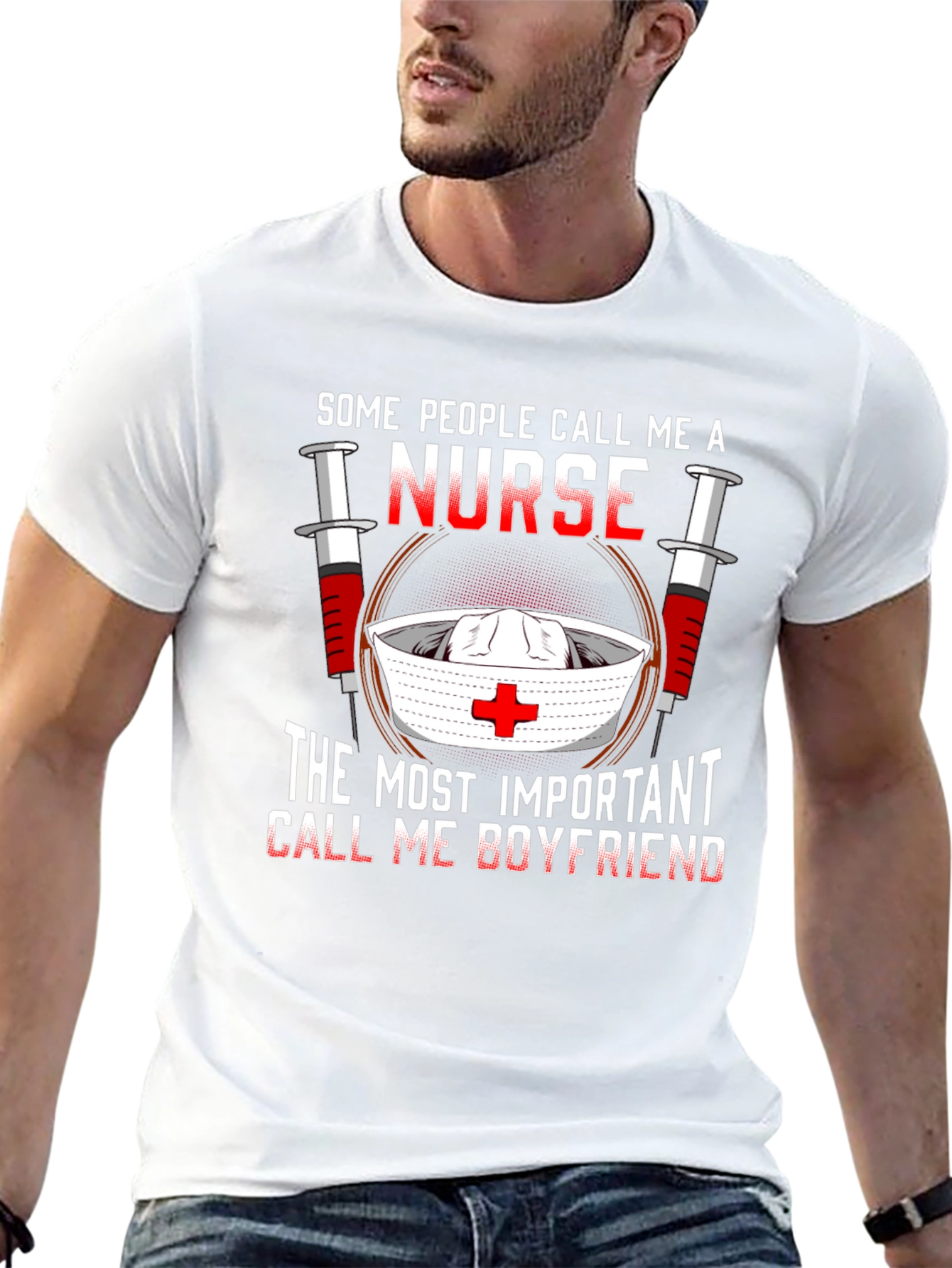 Nurse Boyfriend T-Shirt - Medical Humor