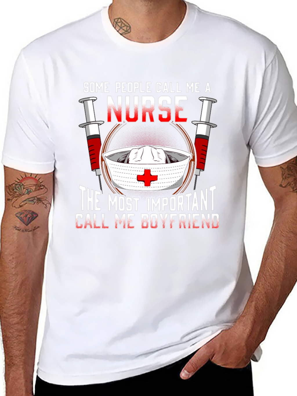 Nurse Boyfriend T-Shirt - Medical Humor