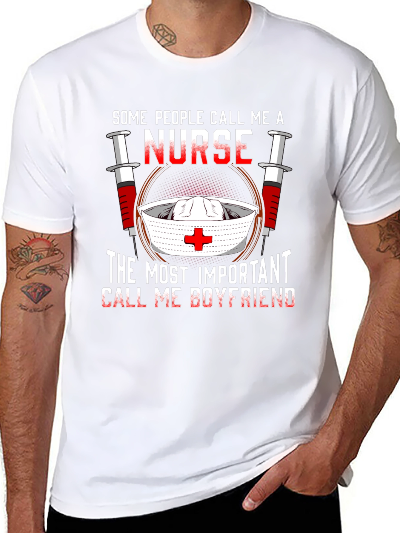 Nurse Boyfriend T-Shirt - Medical Humor