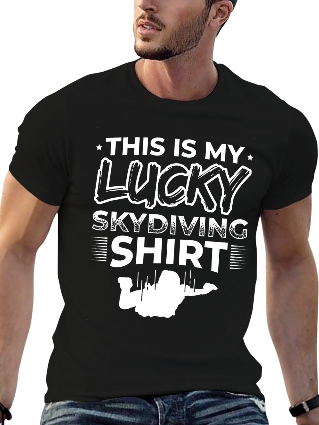 Lucky Skydiving Shirt - Graphic Tee
