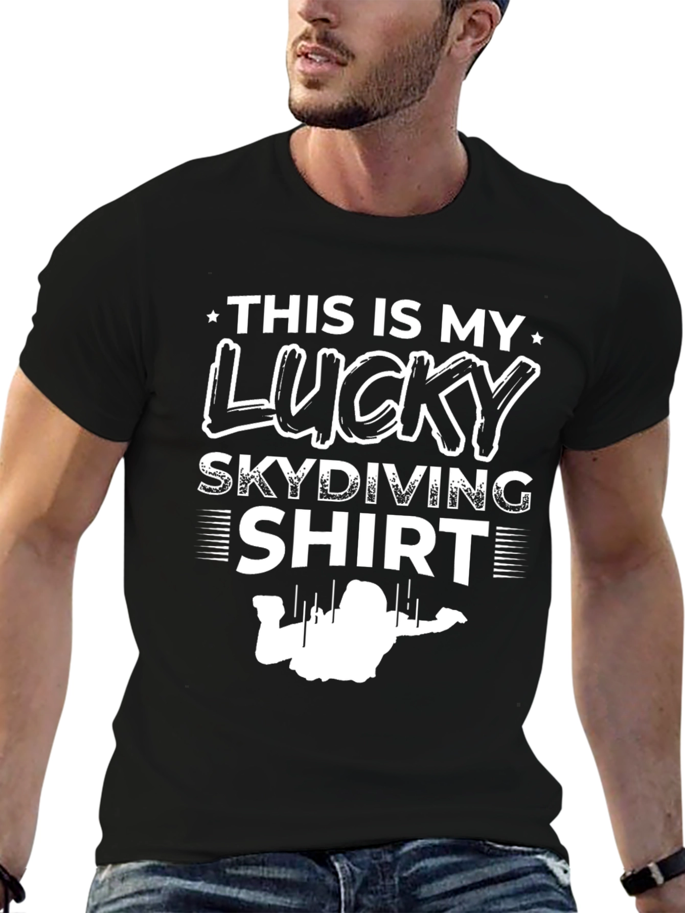 Lucky Skydiving Shirt - Graphic Tee