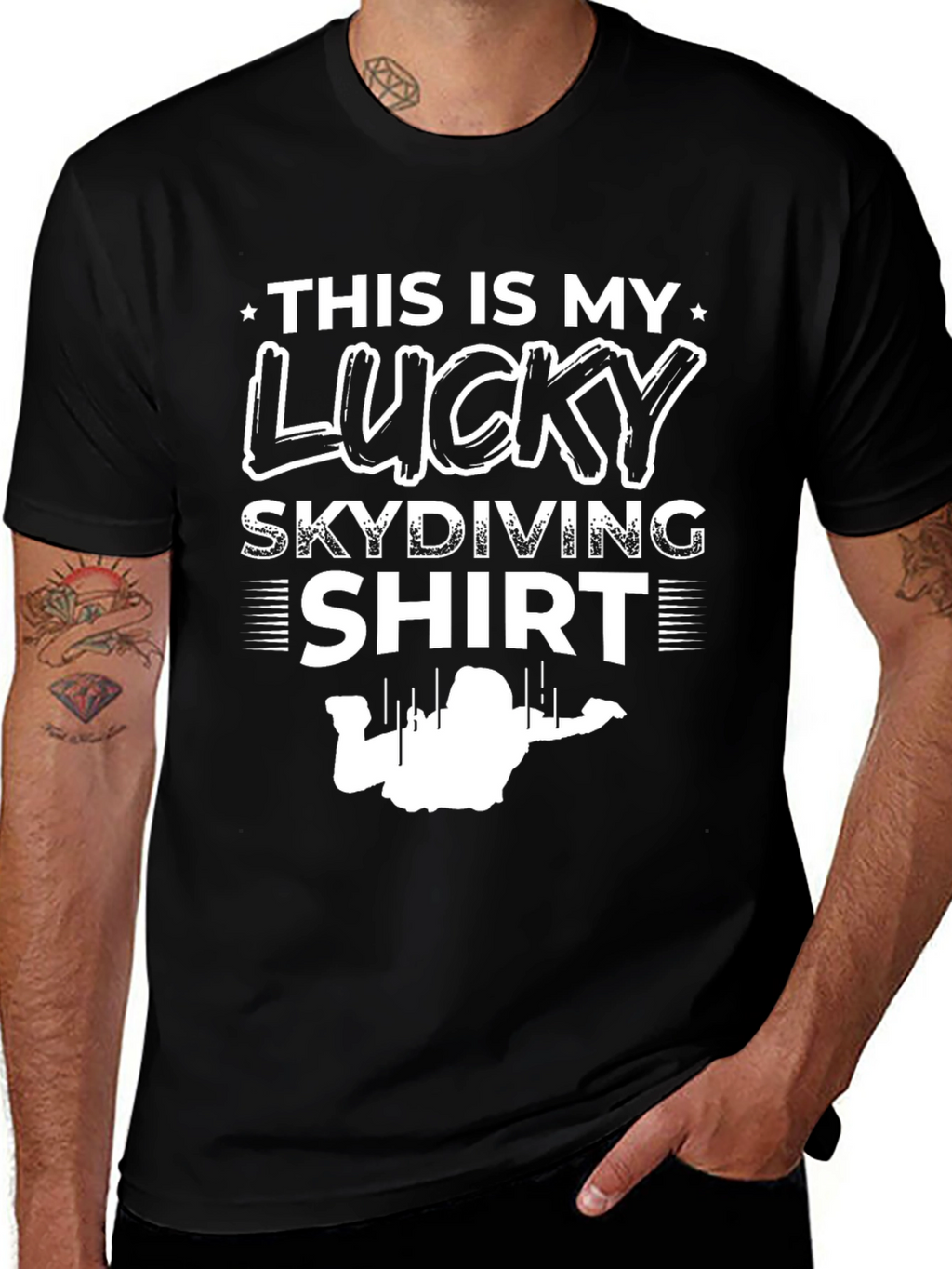 Lucky Skydiving Shirt - Graphic Tee