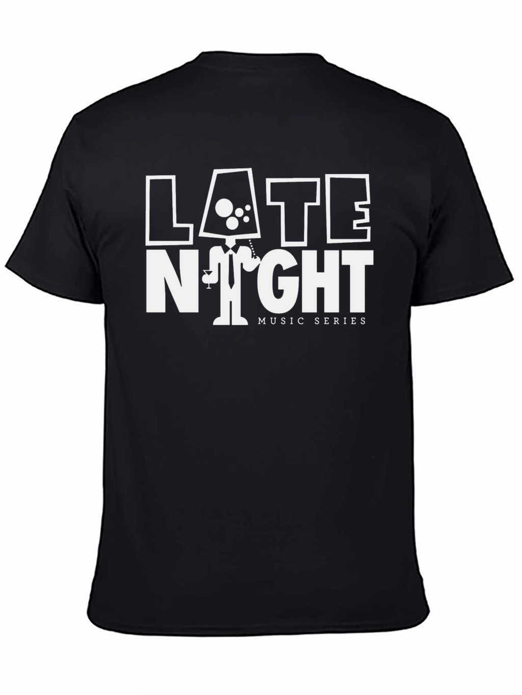Late Night Music Series Black T-Shirt