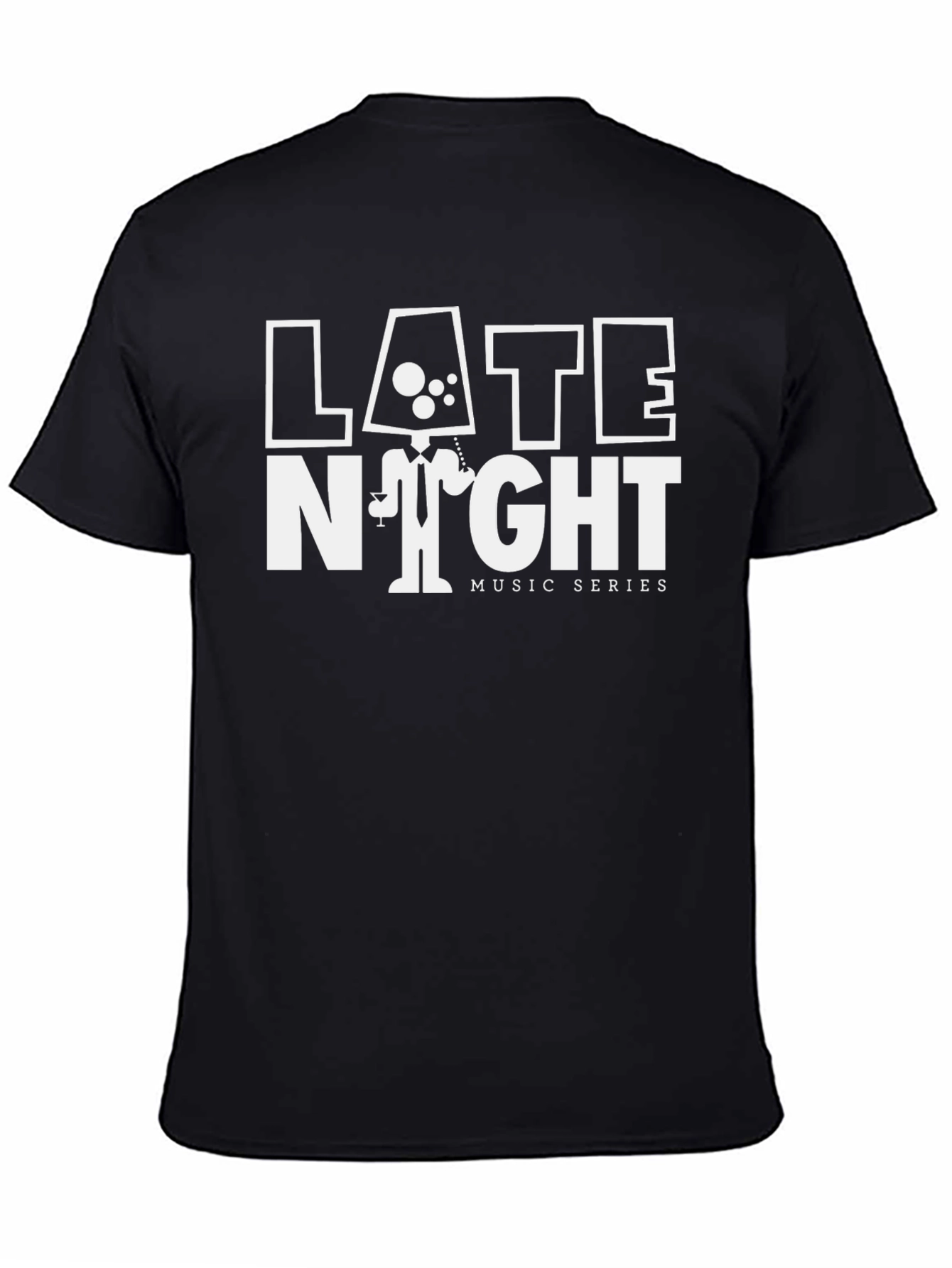 Late Night Music Series Black T-Shirt