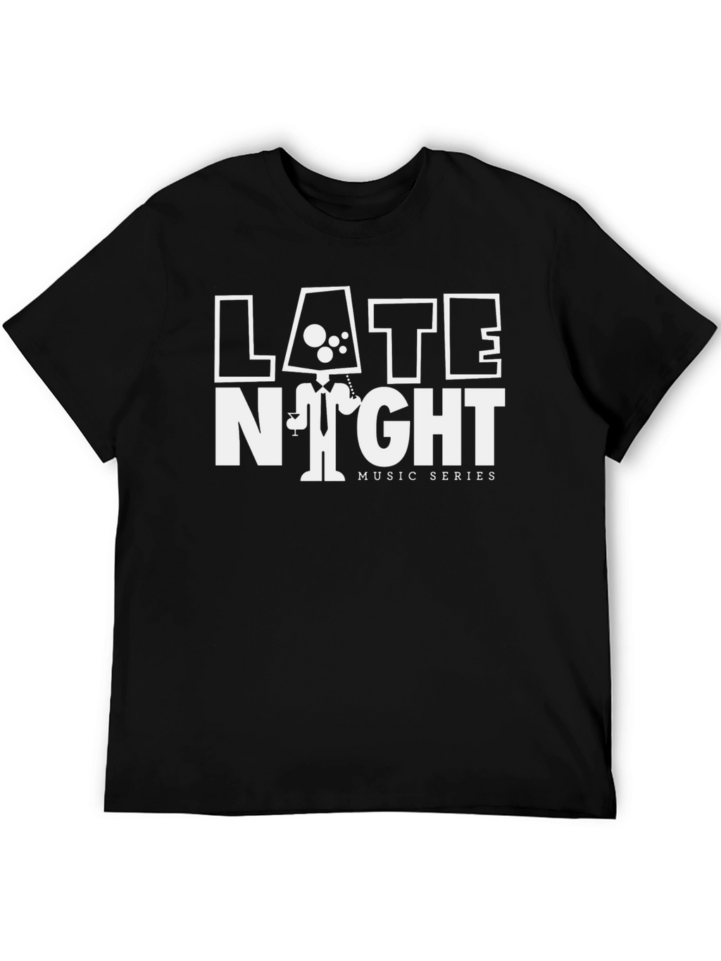 Late Night Music Series Black T-Shirt