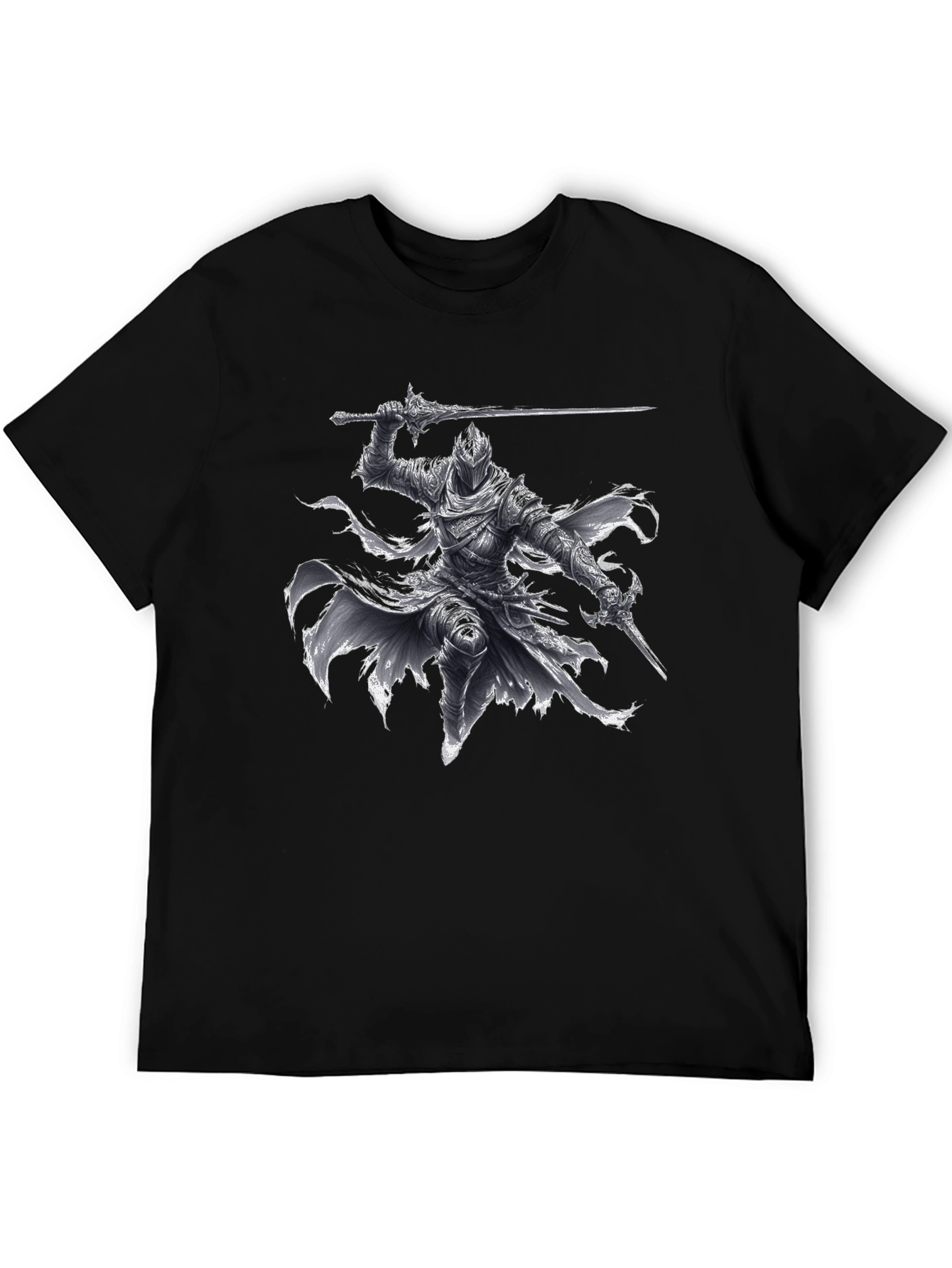 Dark Knight Warrior T-Shirt - Fantasy Graphic Tee