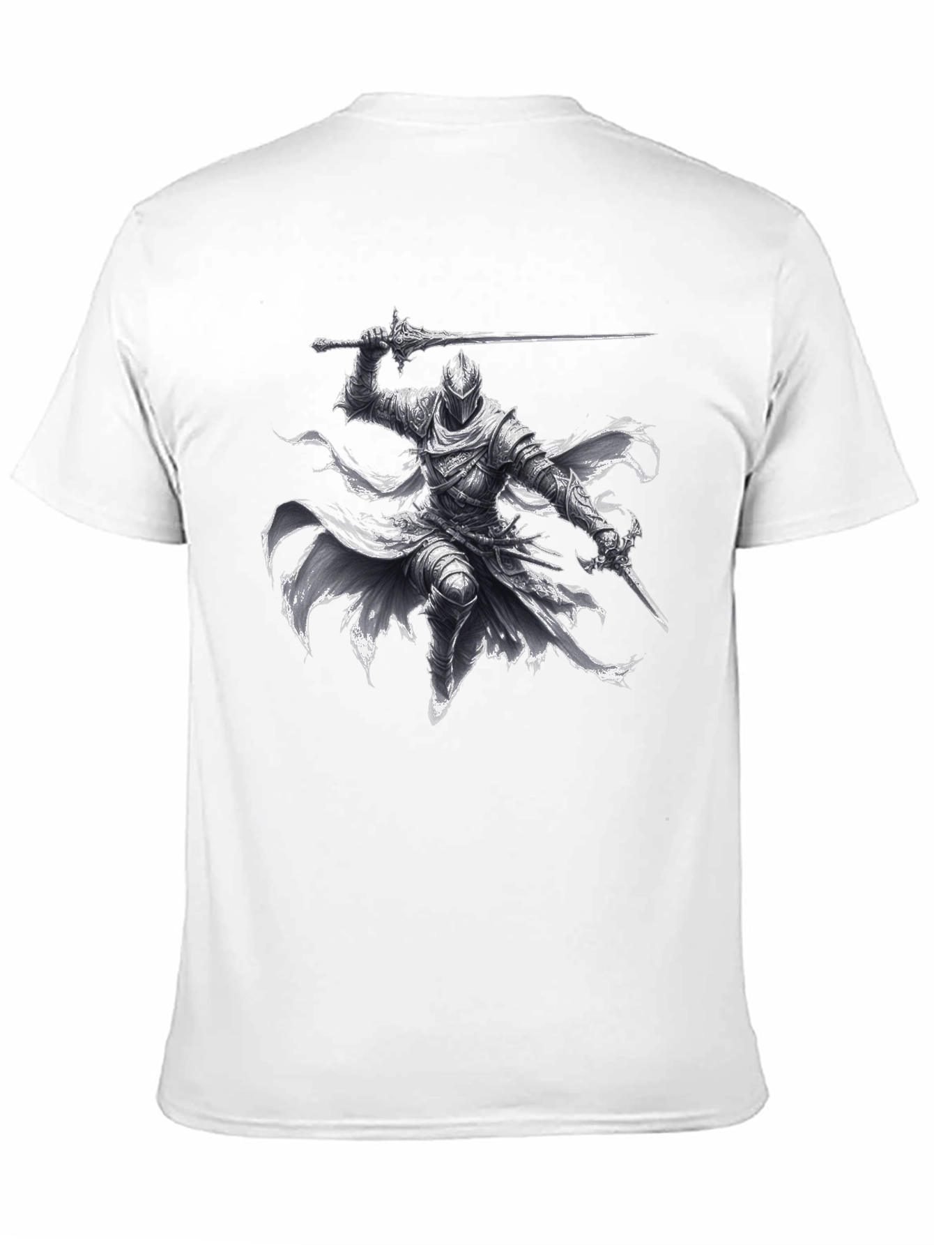 Dark Knight Warrior T-Shirt - Fantasy Graphic Tee