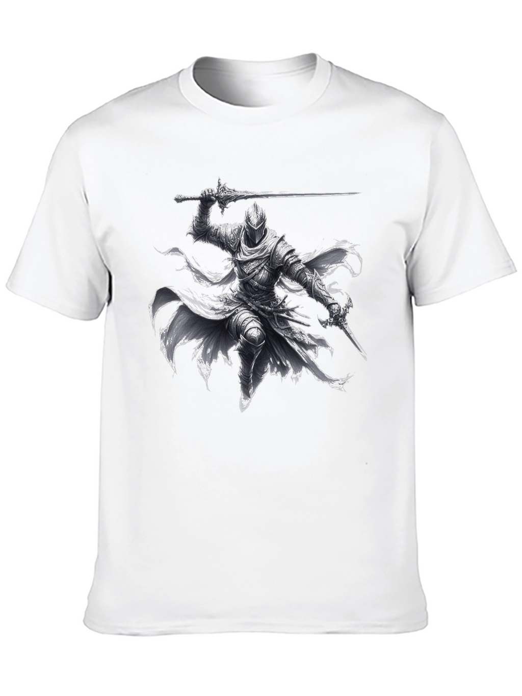 Dark Knight Warrior T-Shirt - Fantasy Graphic Tee