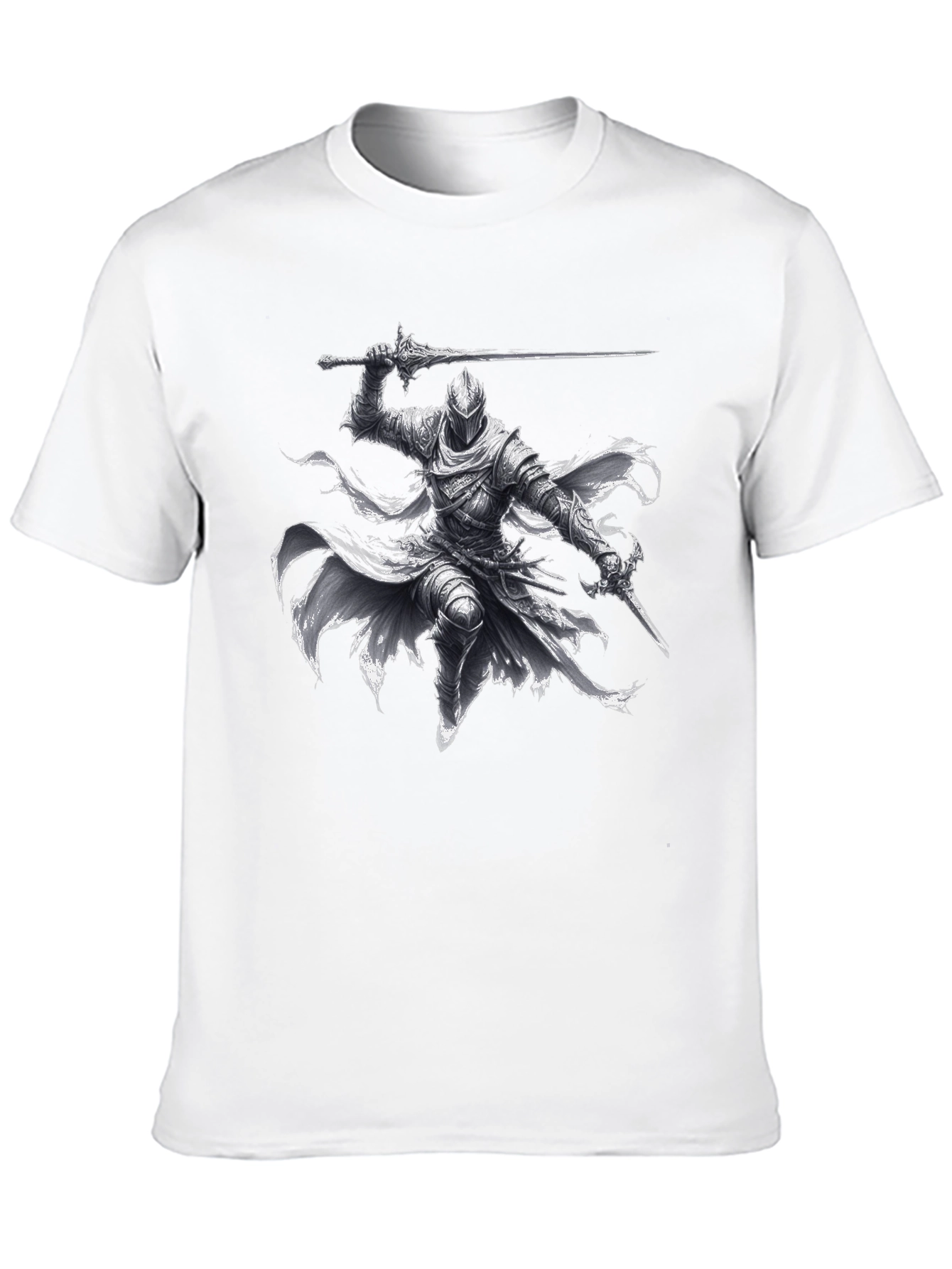 Dark Knight Warrior T-Shirt - Fantasy Graphic Tee