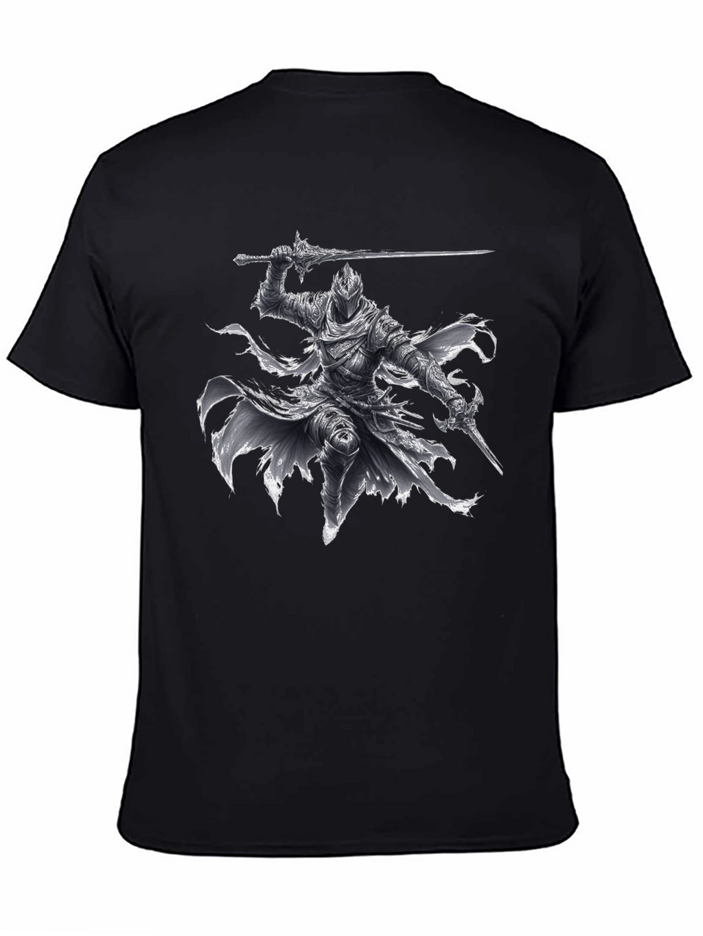 Dark Knight Warrior T-Shirt - Fantasy Graphic Tee