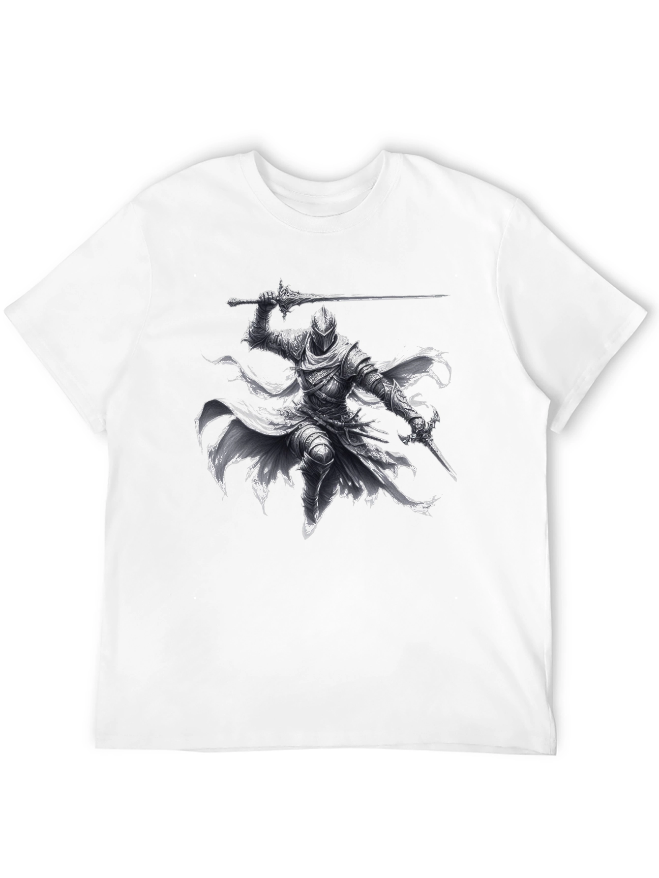 Dark Knight Warrior T-Shirt - Fantasy Graphic Tee