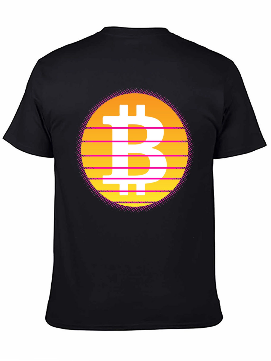 Retro Bitcoin T-Shirt - Black Crypto Tee