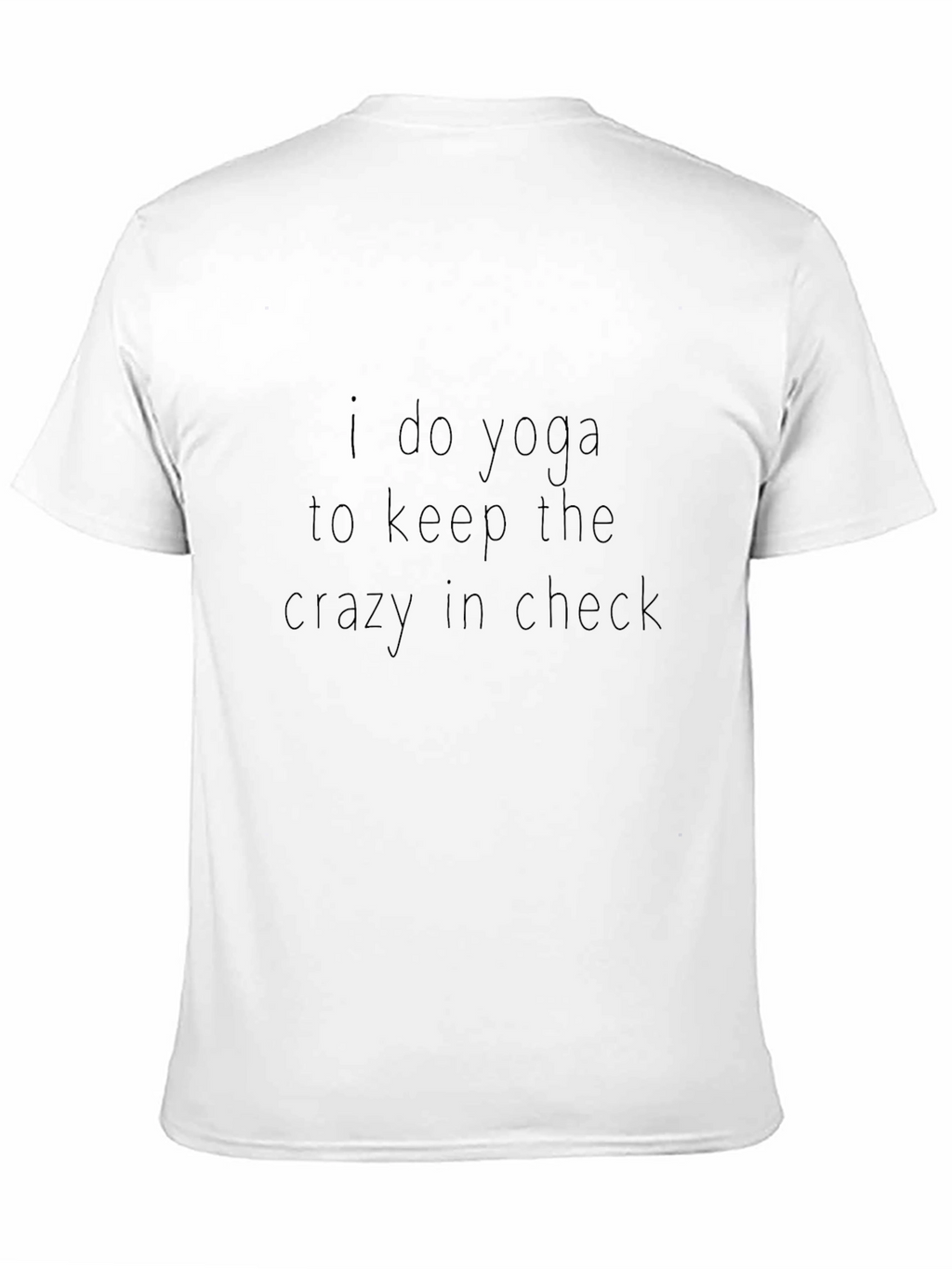 Yoga Crazy Check T-Shirt - Black
