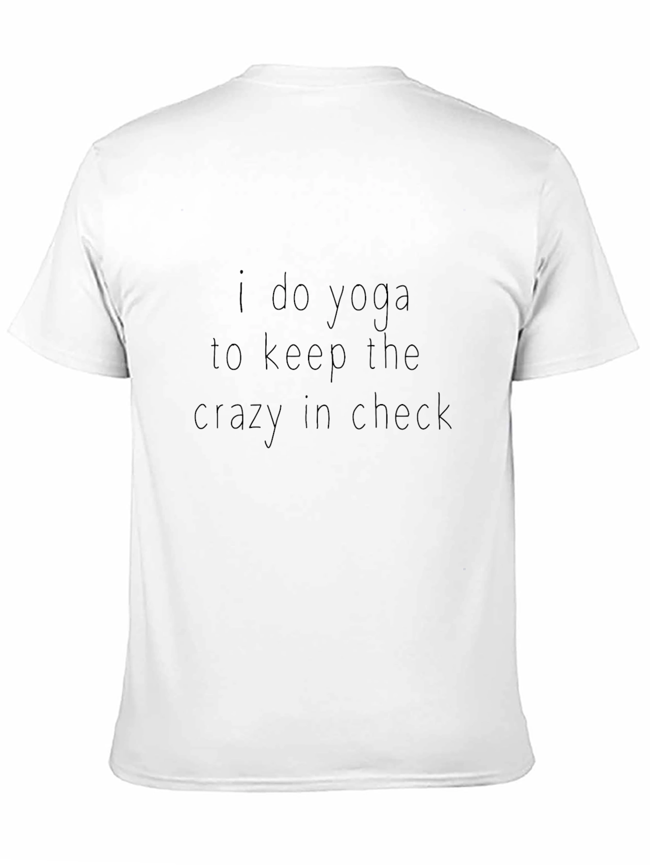 Yoga Crazy Check T-Shirt - Black