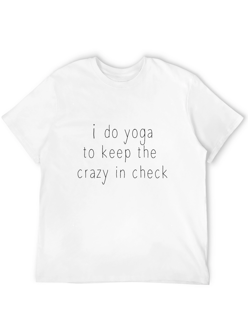 Yoga Crazy Check T-Shirt - Black