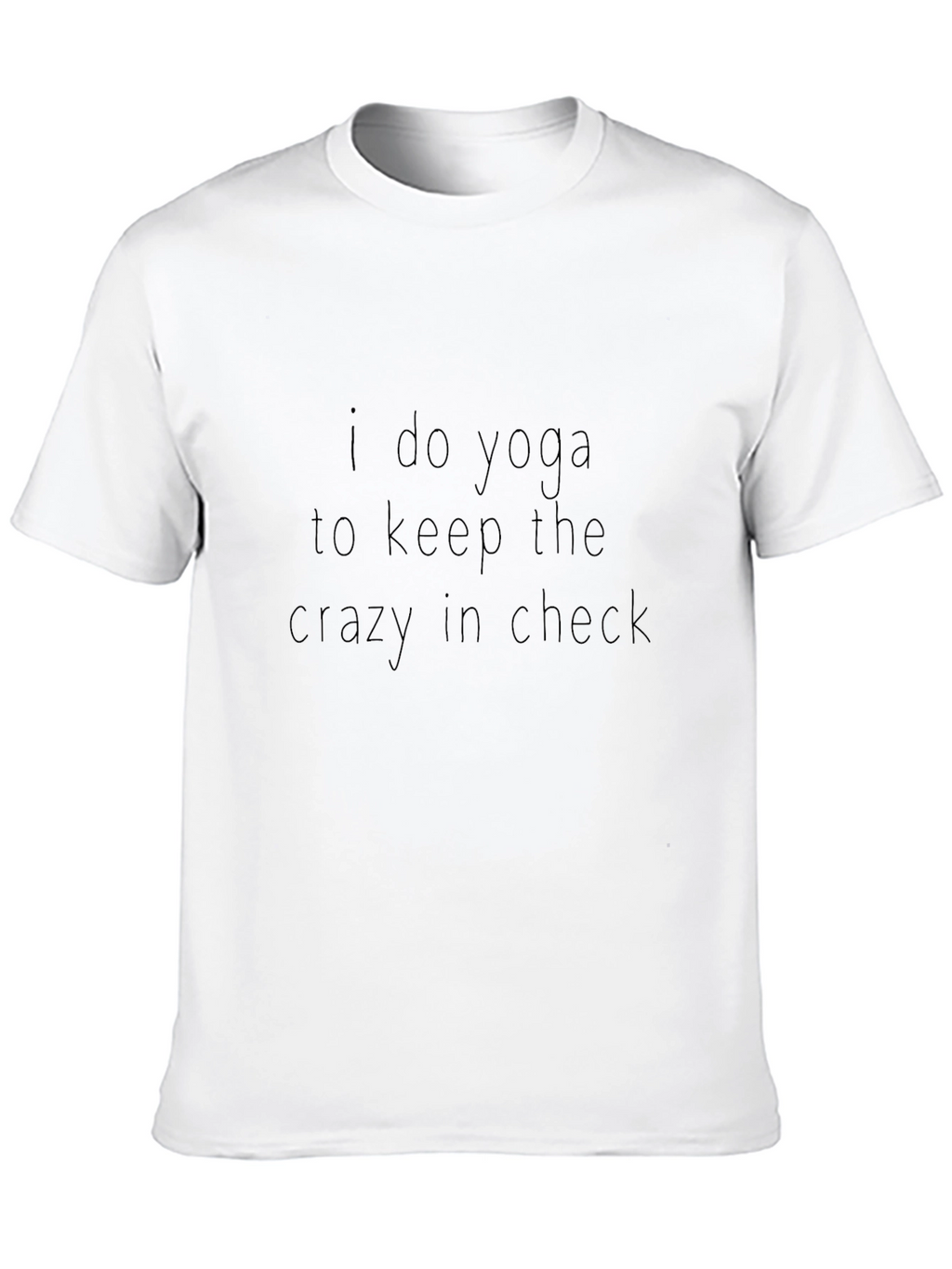 Yoga Crazy Check T-Shirt - Black