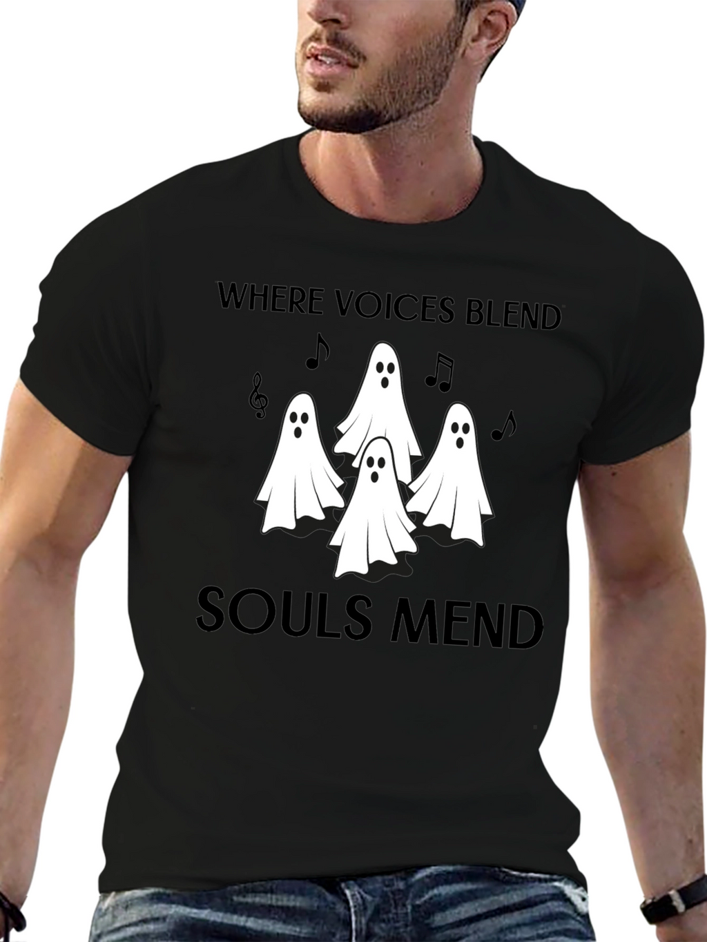 Ghost Choir T-Shirt: Where Voices Blend Souls Mend