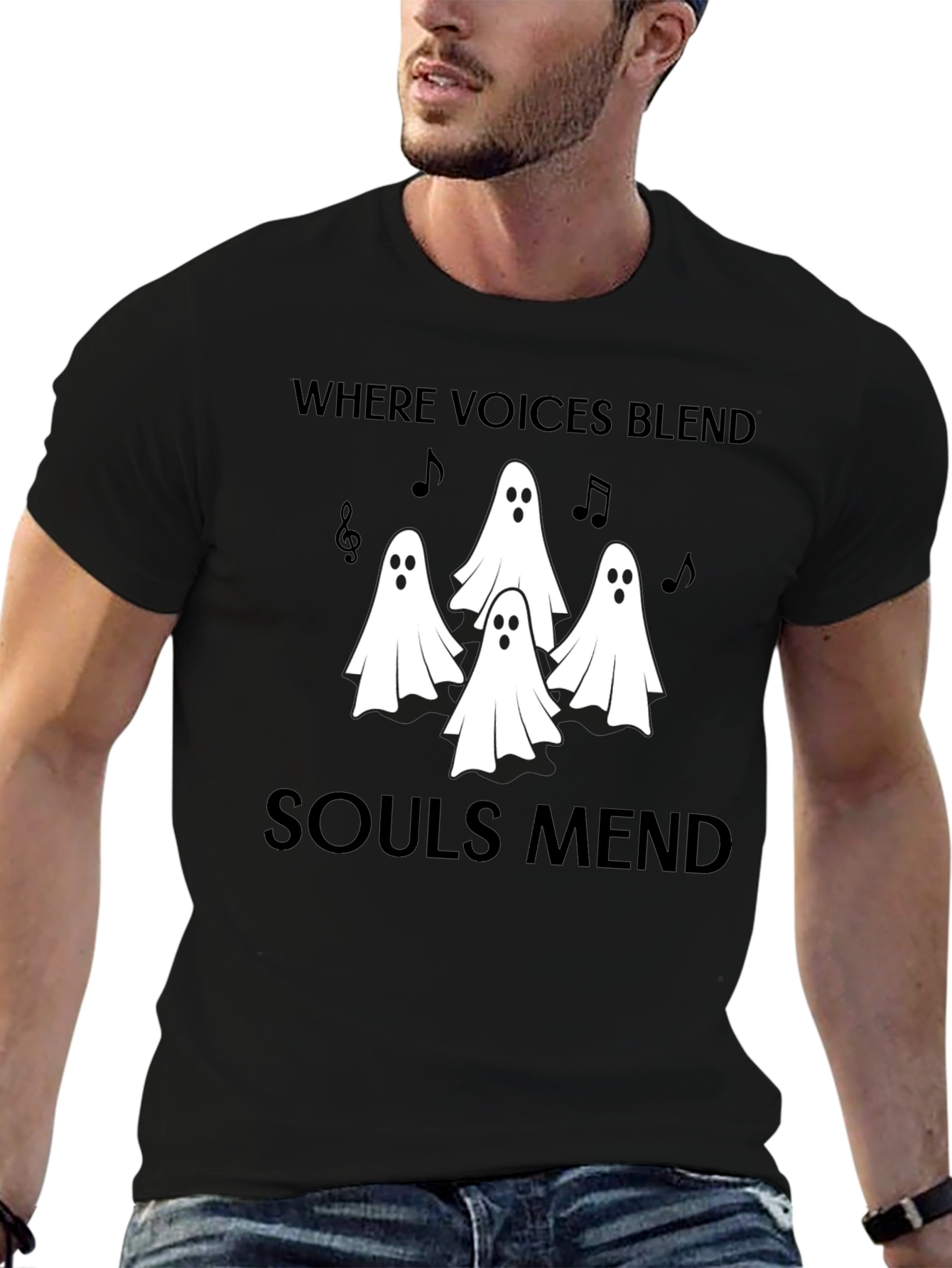 Ghost Choir T-Shirt: Where Voices Blend Souls Mend