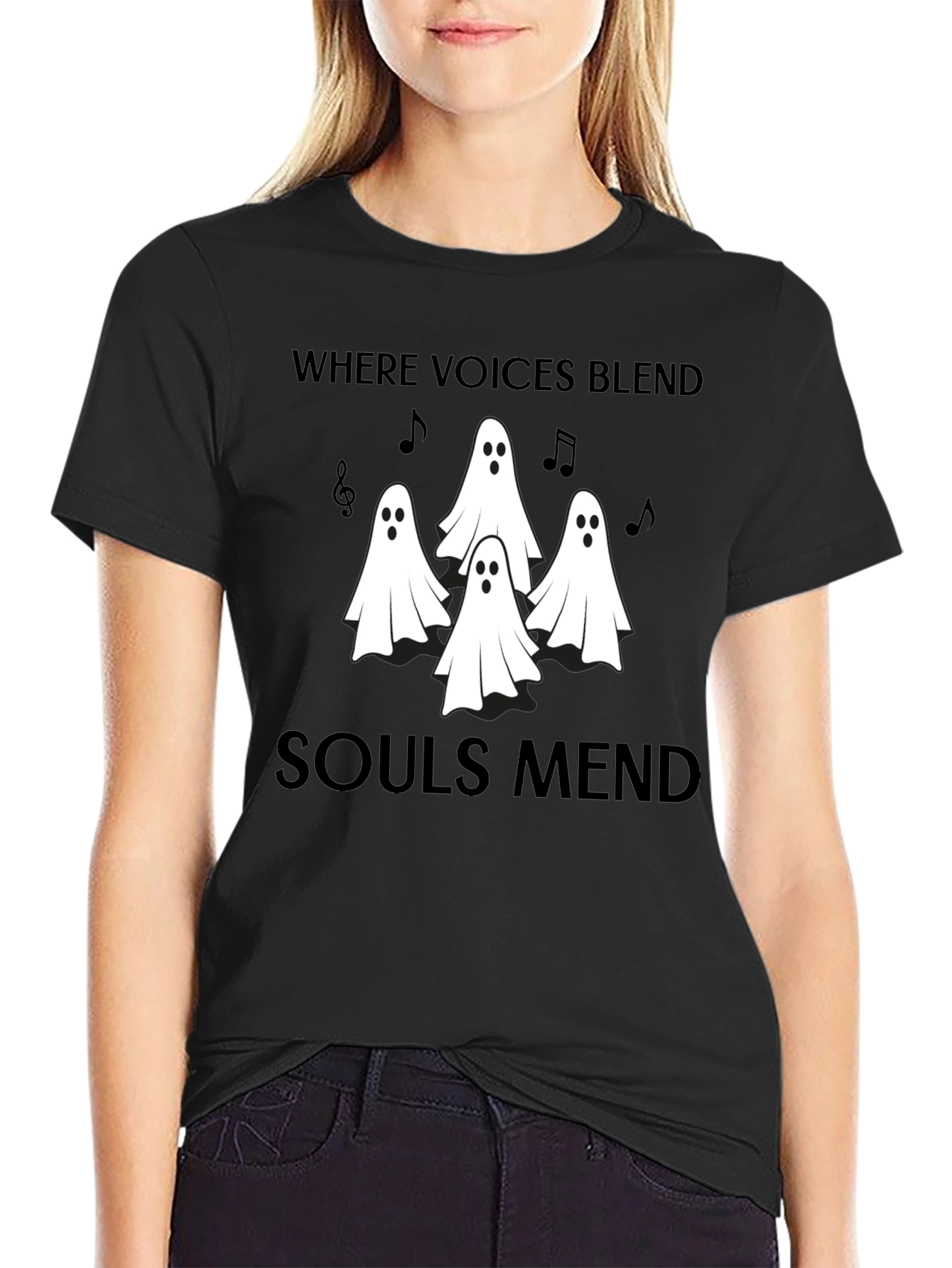 Ghost Choir T-Shirt: Where Voices Blend Souls Mend