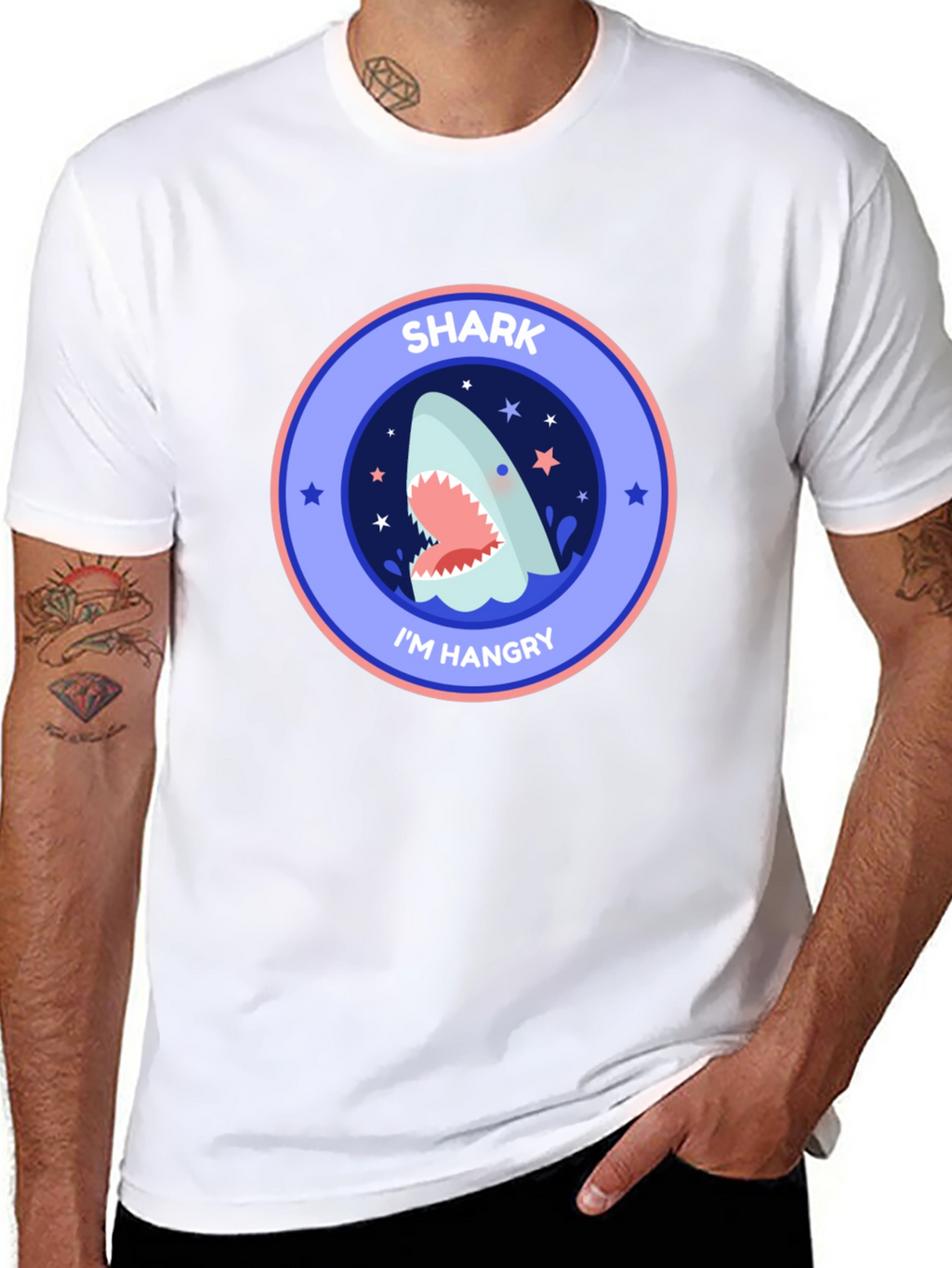 Shark Im Hangry Black T-Shirt