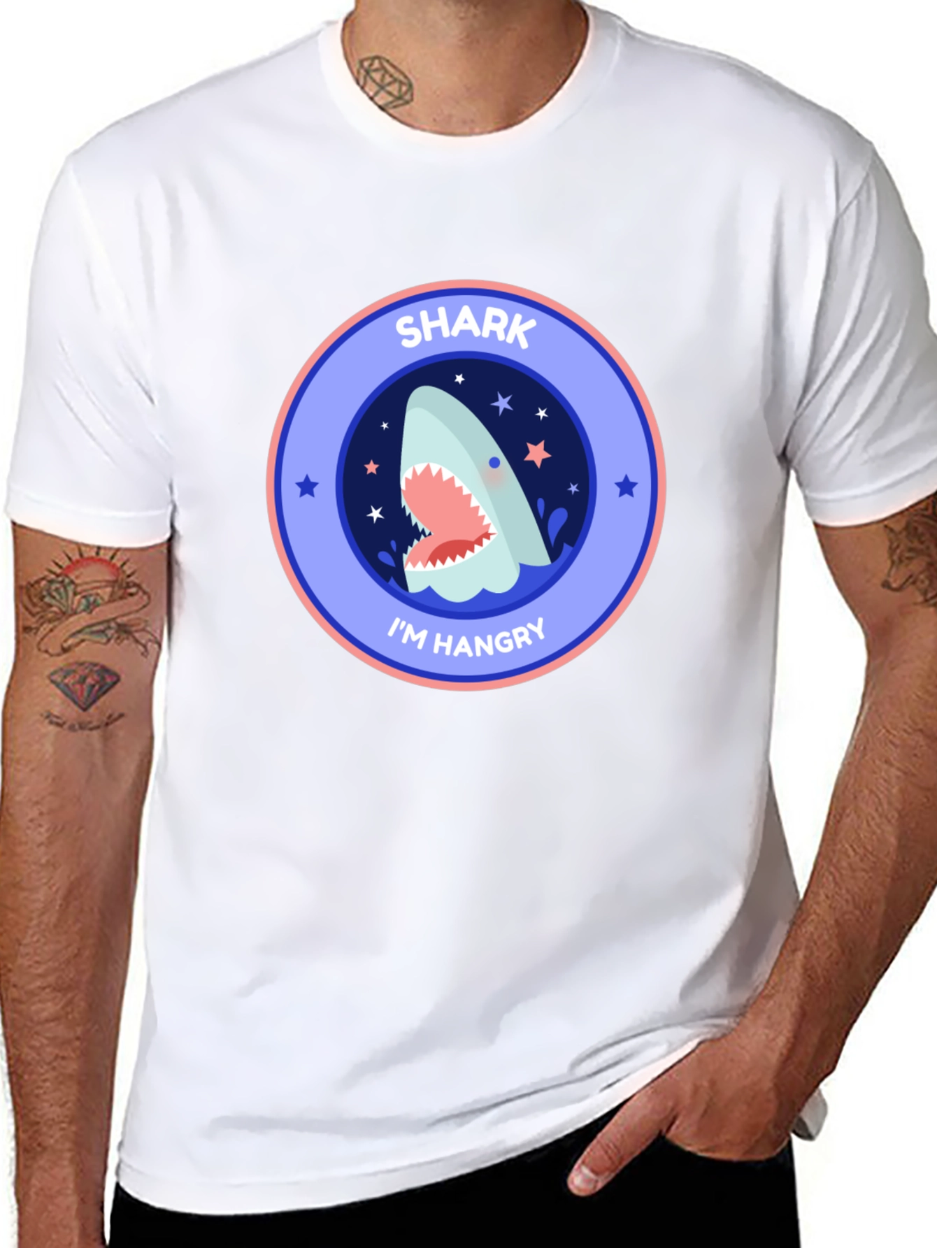 Shark Im Hangry Black T-Shirt
