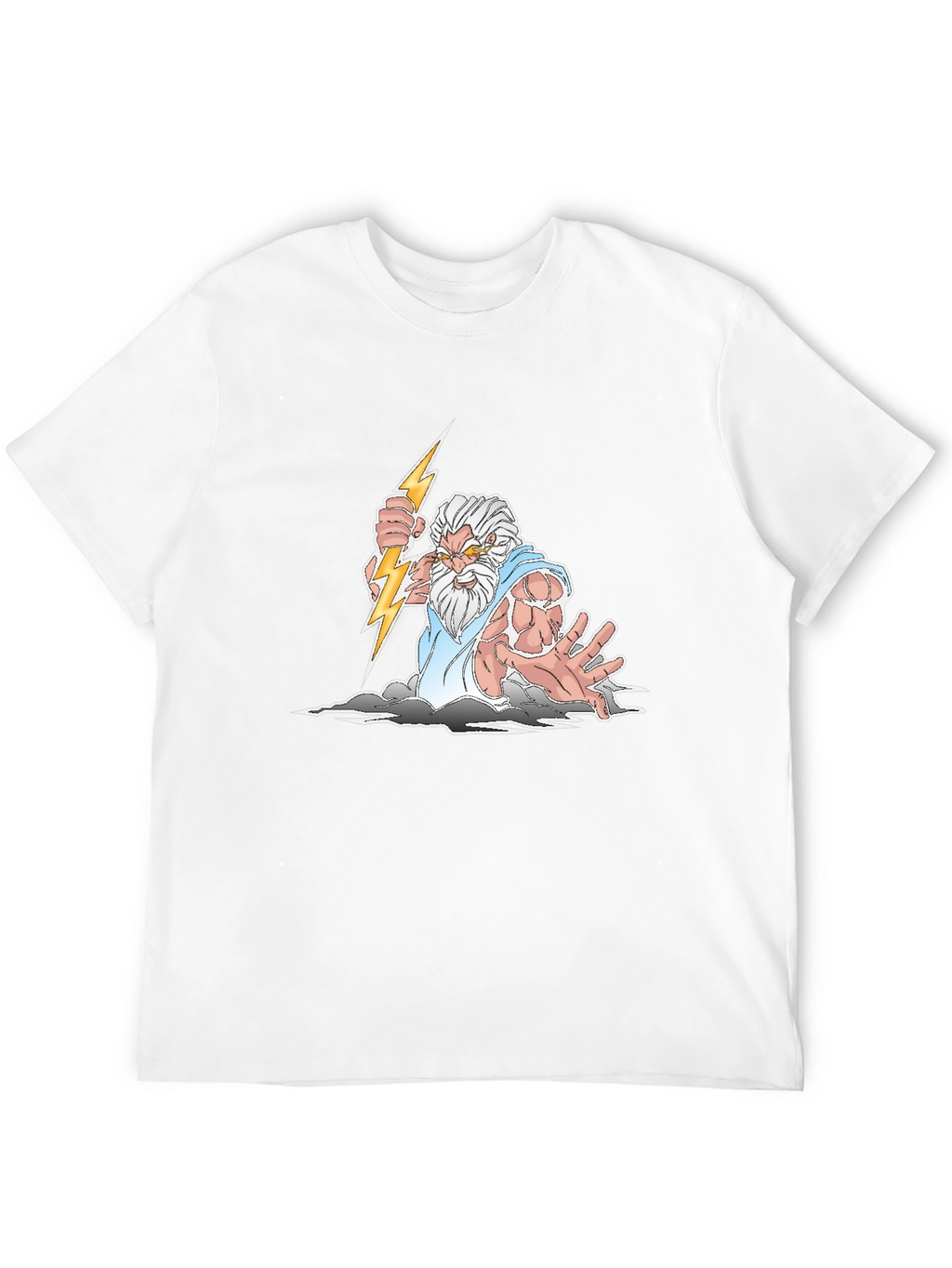 Zeus Graphic Print T-Shirt - Black