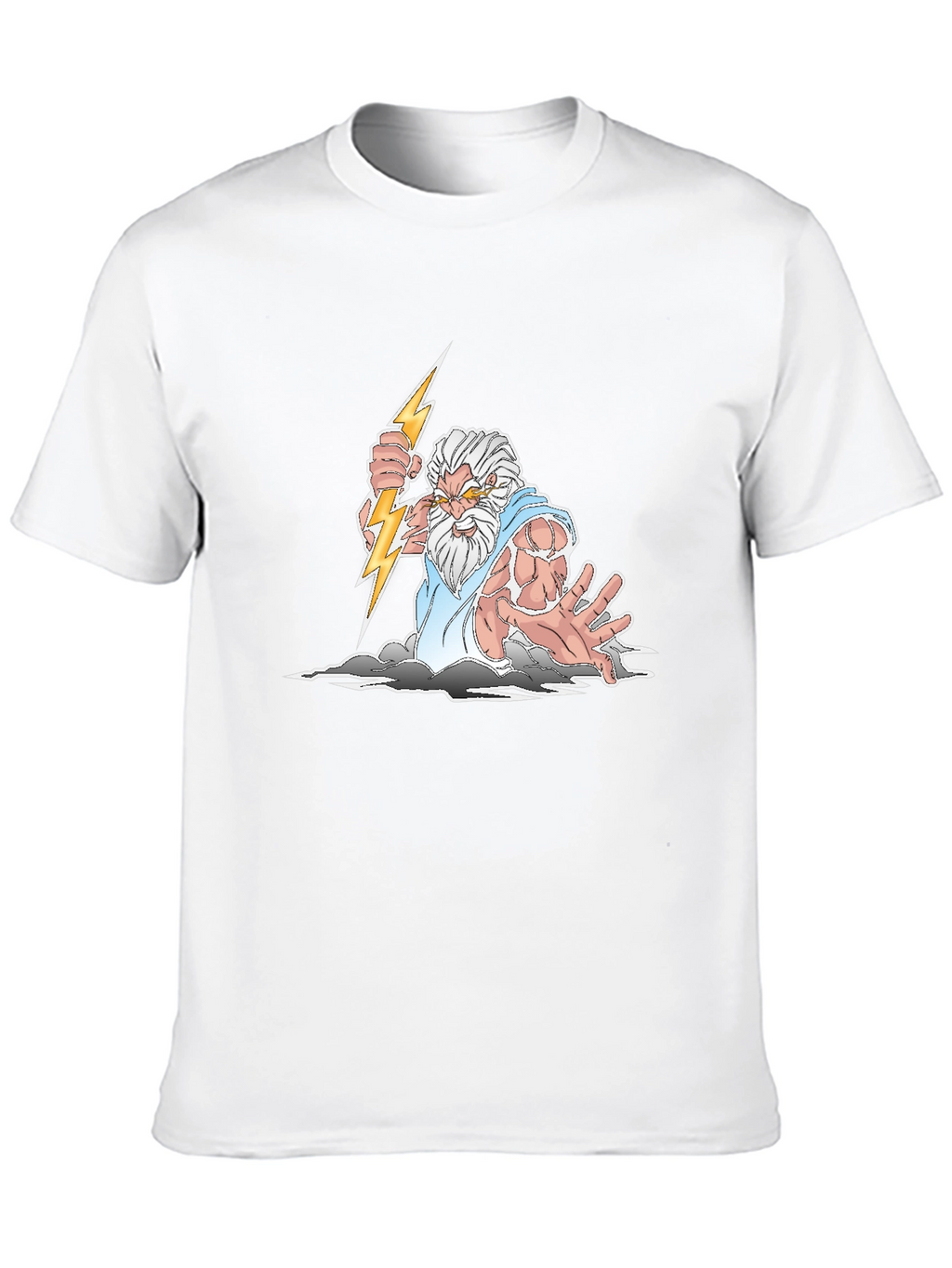 Zeus Graphic Print T-Shirt - Black