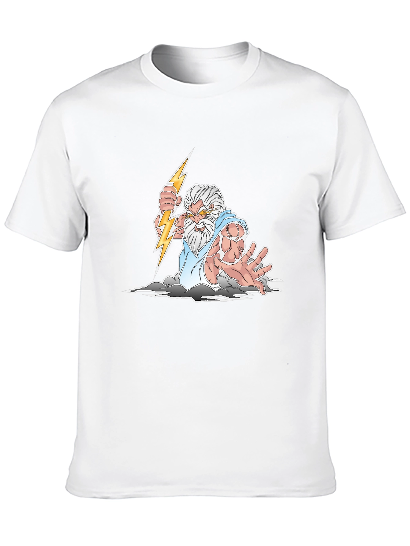 Zeus Graphic Print T-Shirt - Black