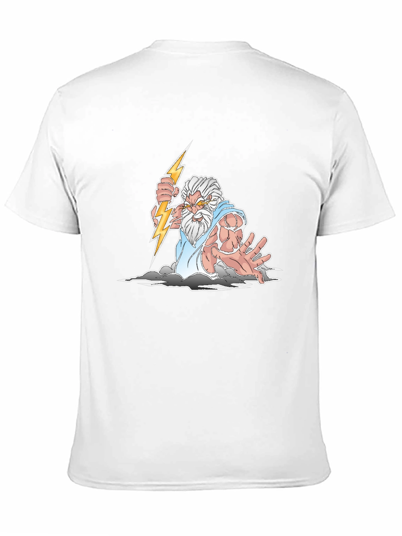 Zeus Graphic Print T-Shirt - Black