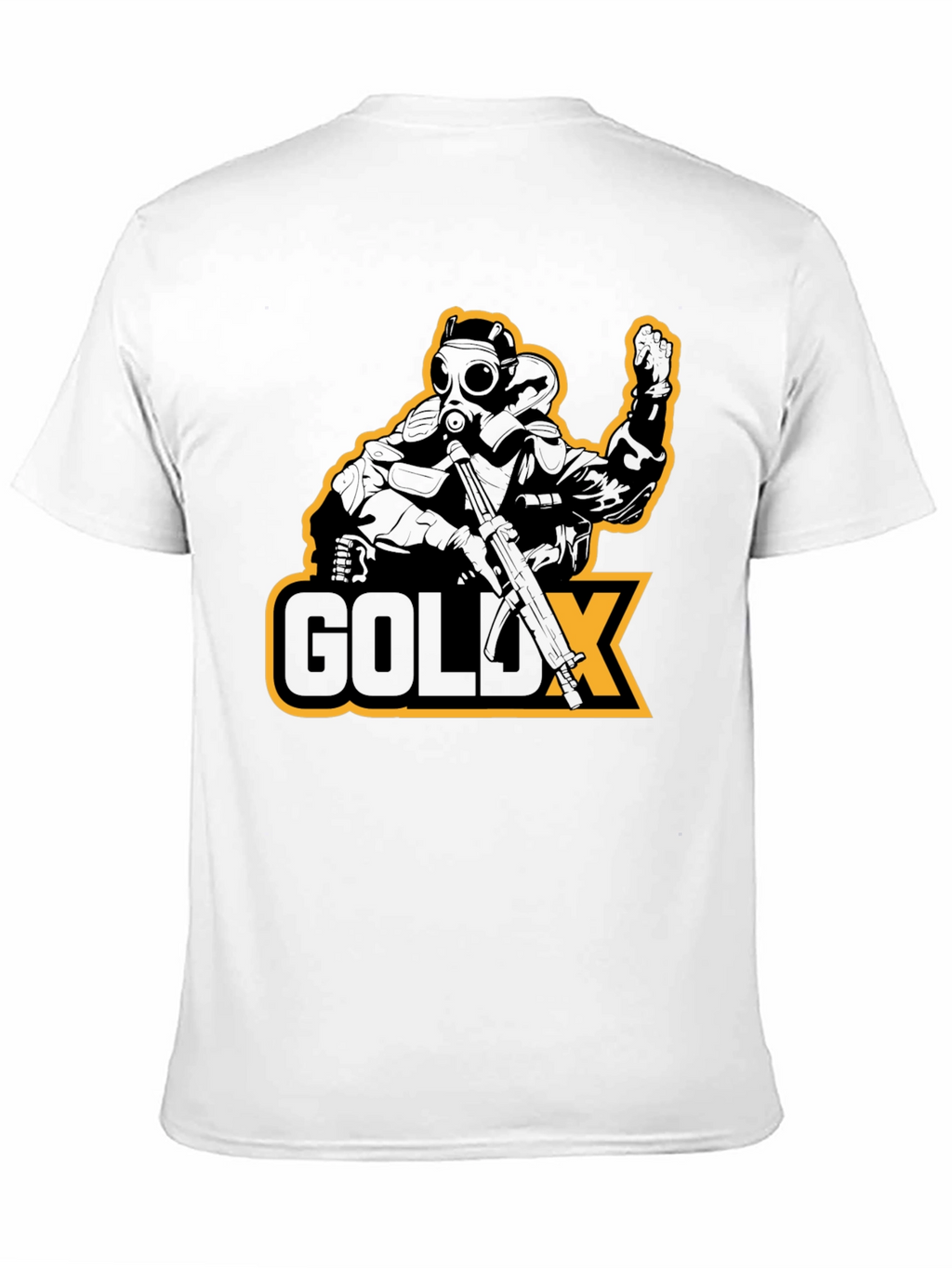 GoldX Soldier Graphic T-Shirt - Black