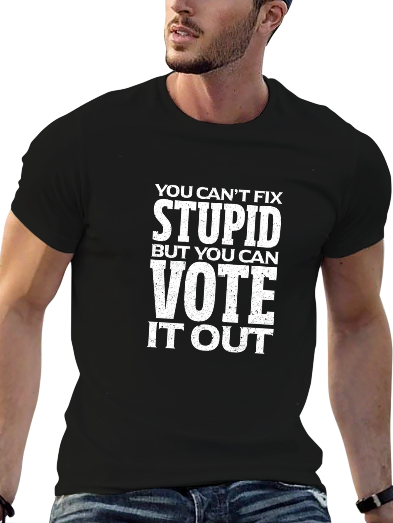 Vote Stupid Out T-Shirt - Political Slogan Tee