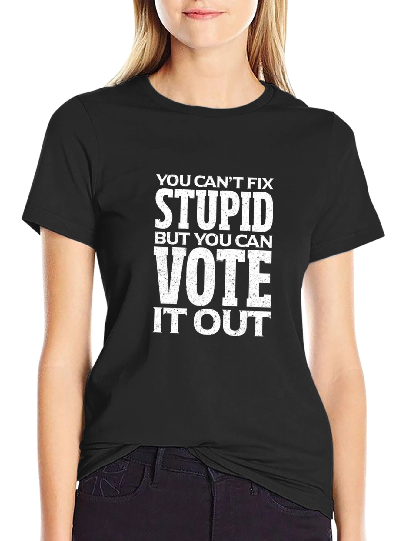 Vote Stupid Out T-Shirt - Political Slogan Tee