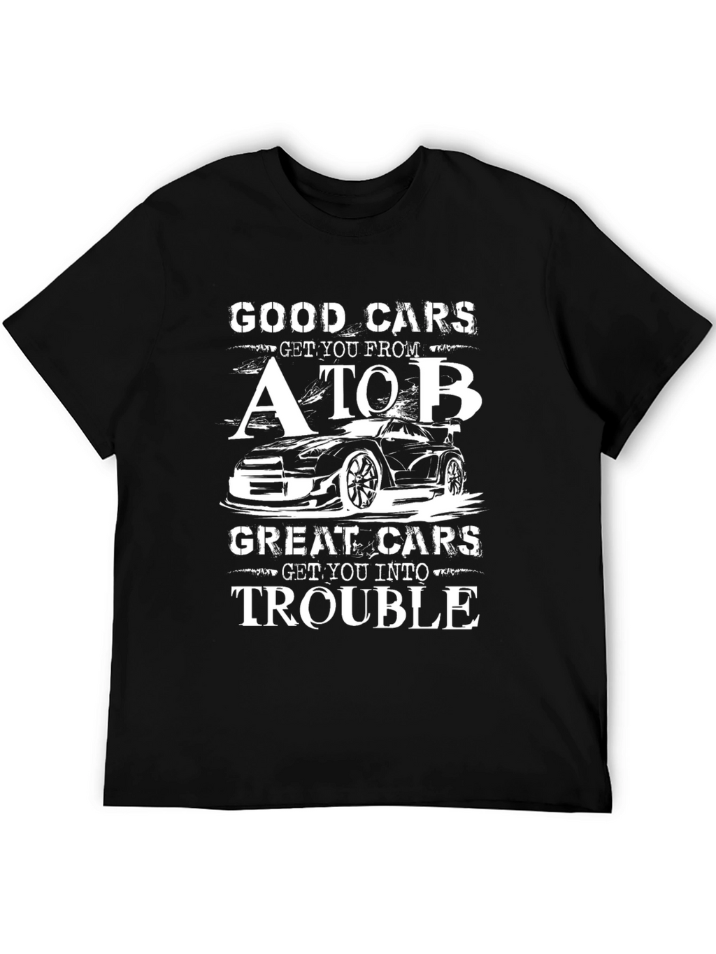 Good Cars/Great Cars Graphic Tee - Black